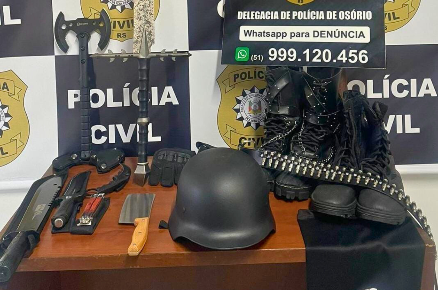Polícia Civil impede possível ataque a escola em Osório