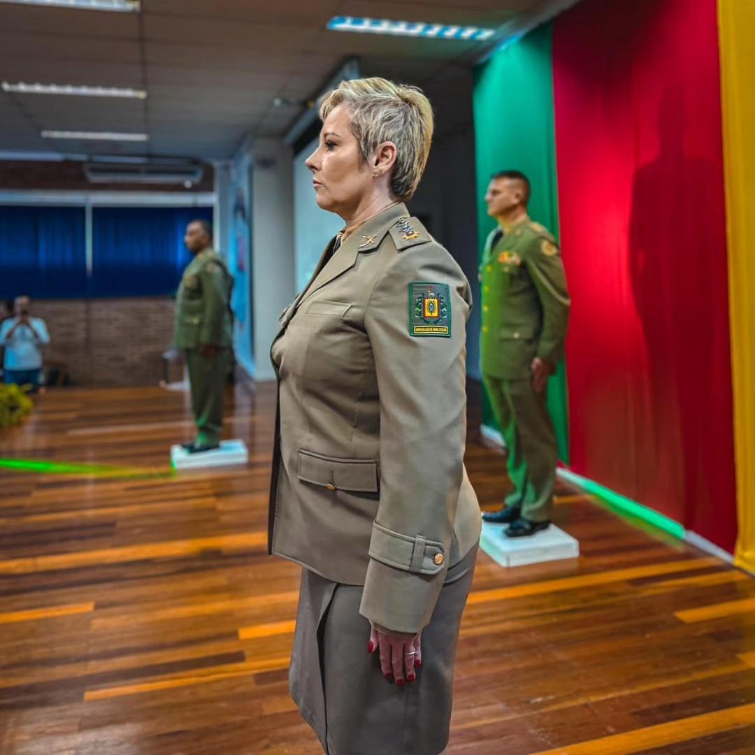 Major Rubia Bruck assume comando do 8º BPM e entra para a história no Litoral Norte