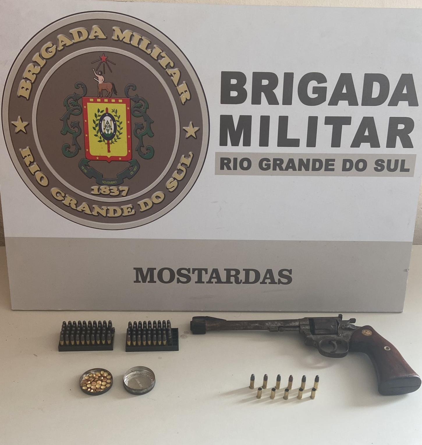  Arma de Fogo é Apreendida Durante Apoio da Brigada Militar em Mostardas