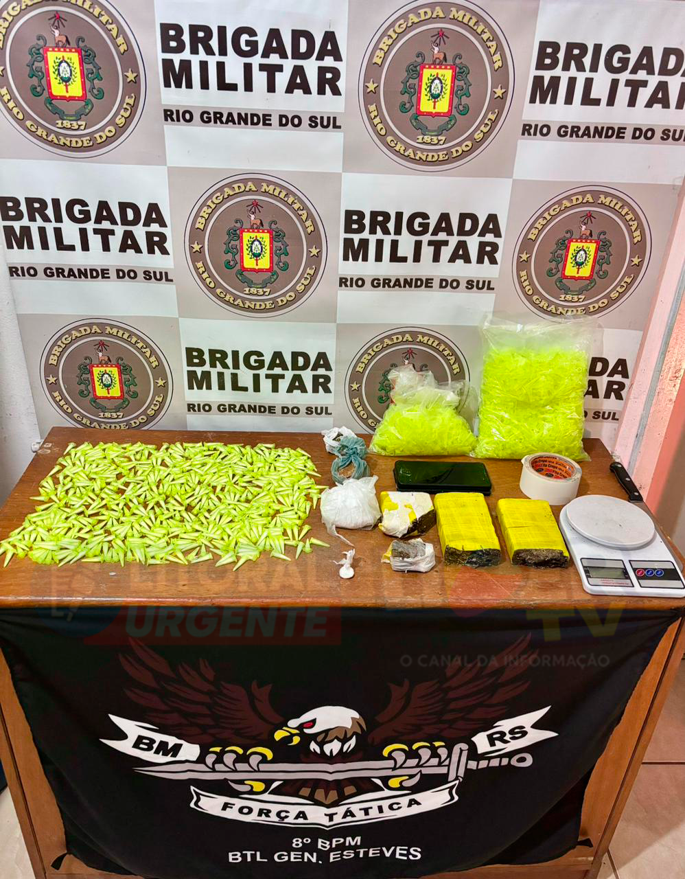 Homem é preso com grande quantidade de drogas em Cidreira