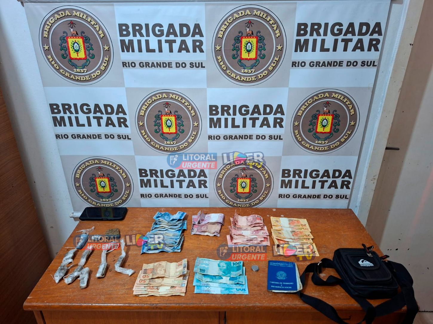 Homem é preso por tráfico de entorpecentes no distrito de Magistério, em Balneário Pinhal