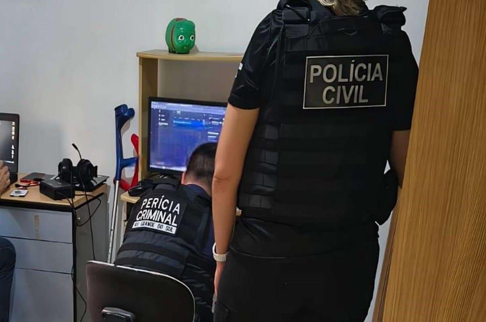 Polícia Civil cumpre mandado em Osório em operação contra crimes sexuais envolvendo crianças e adolescentes