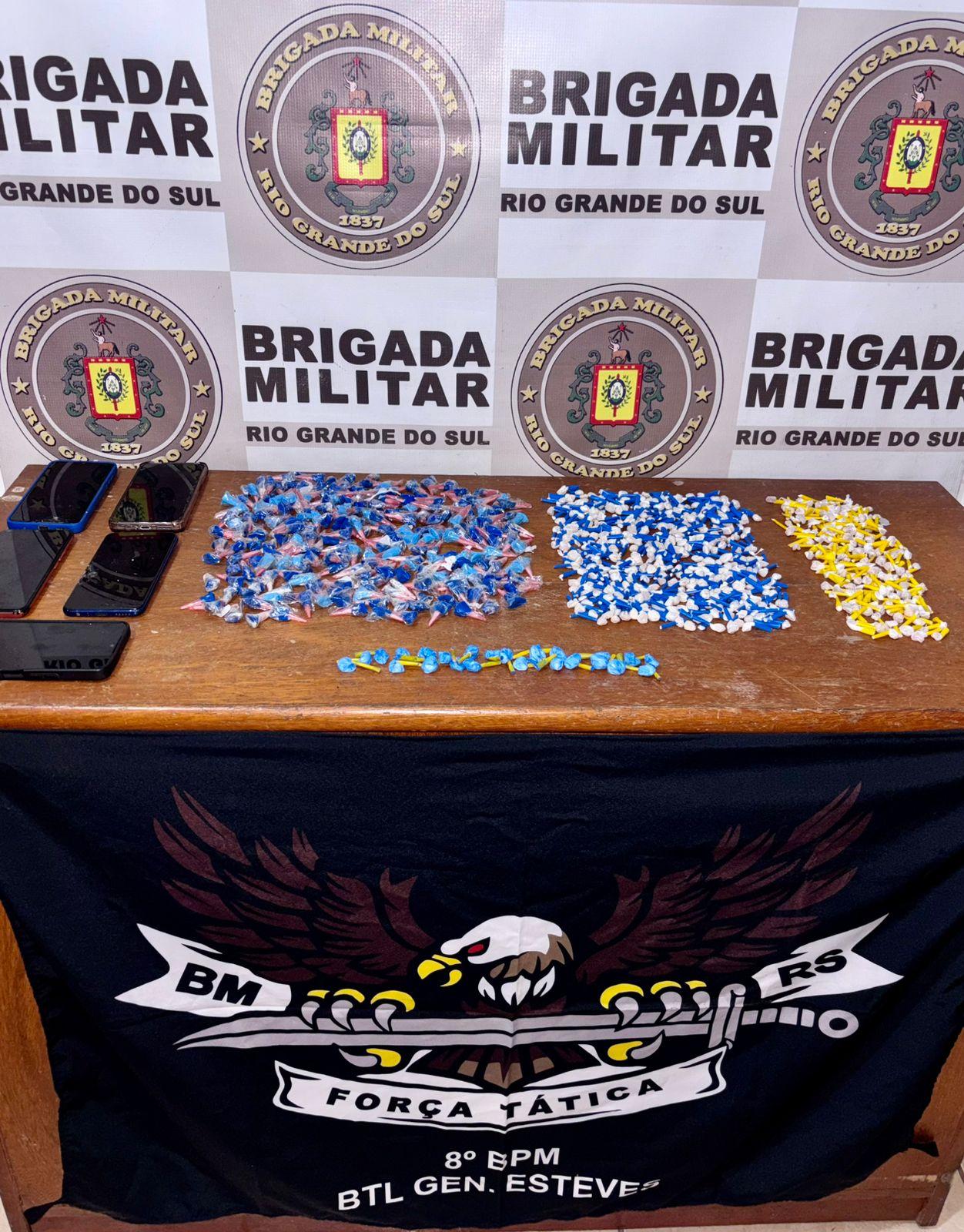Grito denuncia ação e leva à prisão de três por tráfico em Balneário Pinhal