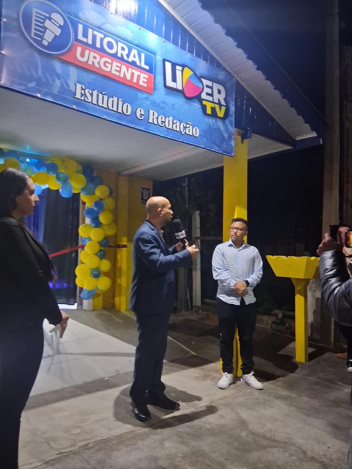 Líder TV inaugura novo espaço físico e estúdio de podcast em Balneário Pinhal