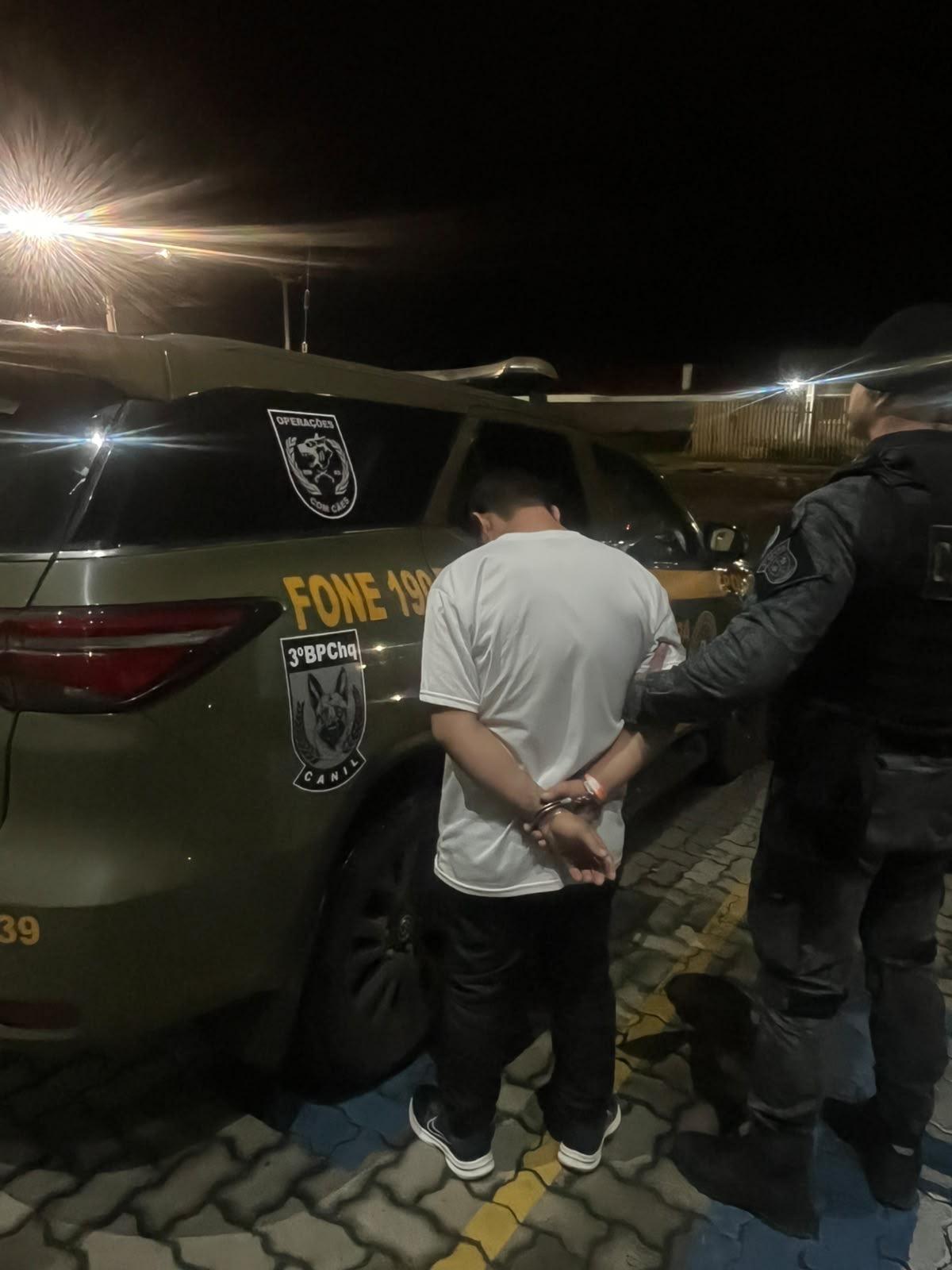  Foragido da Justiça com antecedentes por homicídio, roubos e tráfico é recapturado em Balneário Pinhal