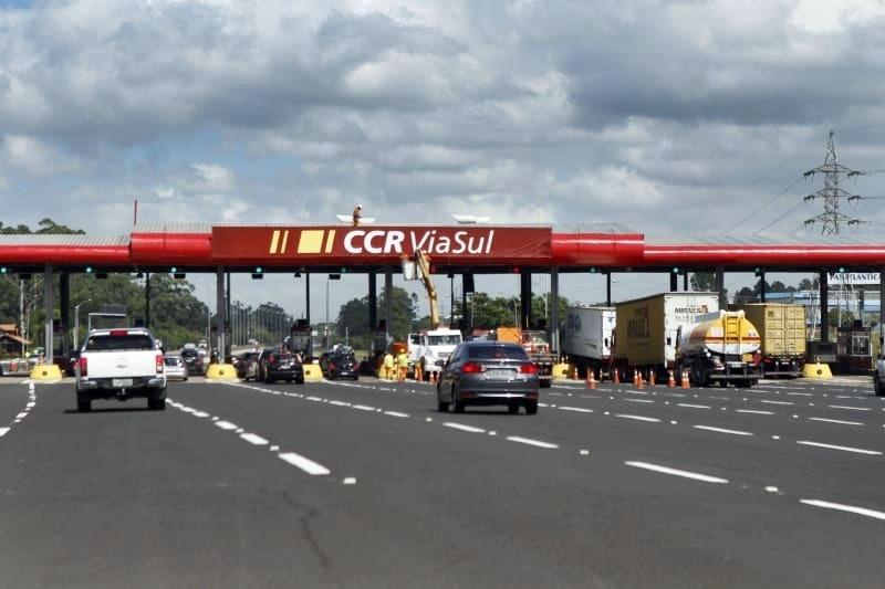 Pedágios da ViaSul terão aumento de 20% a partir desta sexta-feira; tarifa para carros passa a custar R$ 6,60