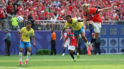 Haaland decide, Noruega vence o Brasil por 2 a 1 e encerra o sonho do hexacampeonato