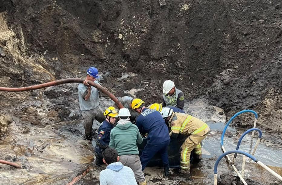 Bombeiros trabalham por cerca de sete horas para resgatar operário soterrado em Capão da Canoa