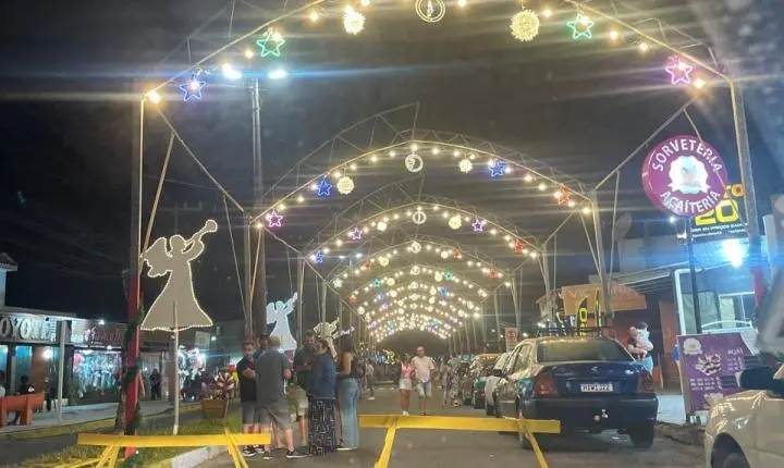 Balneário Pinhal se transforma com o Natal Mar de Luz e encanta moradores e visitantes
