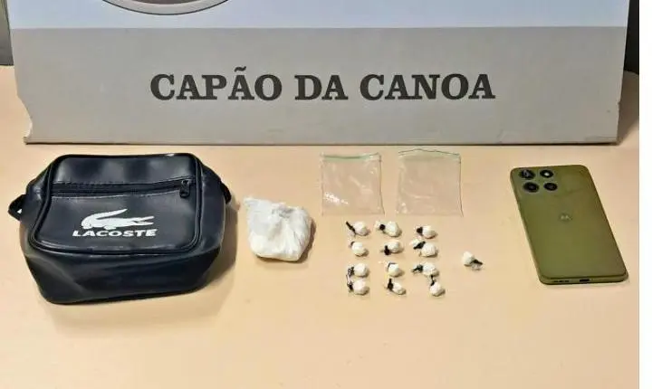 Brigada Militar prende homem por tráfico de drogas durante abordagem em Capão da Canoa
