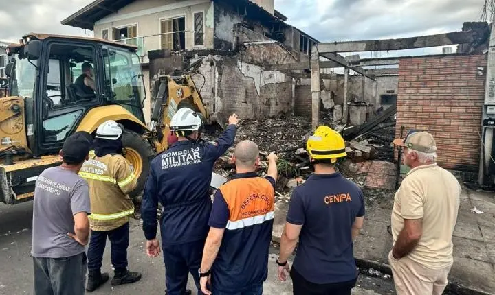 Defesa Civil confirma localização dos quatro corpos após queda de avião em Capão da Canoa