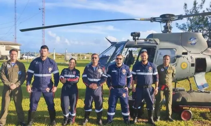 Gestante é resgatada de cruzeiro internacional na costa do Litoral Norte