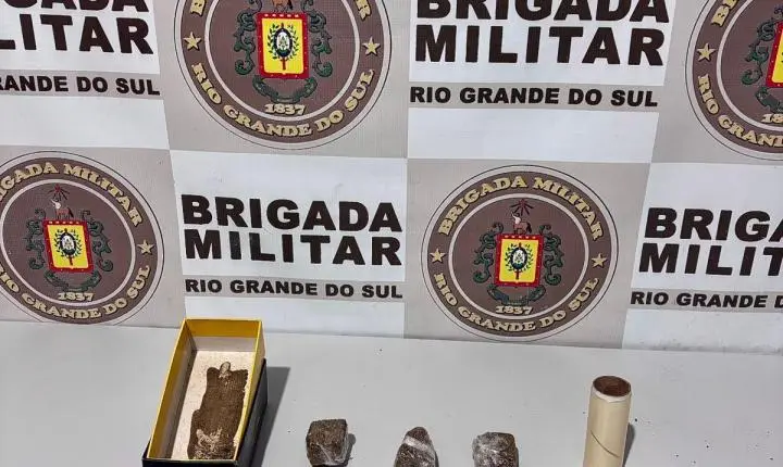 Suspeito é preso por tráfico de drogas durante ação da Brigada Militar no Centro de Balneário Pinhal